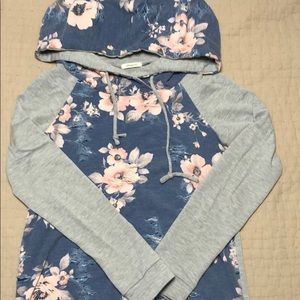 Cute floral hoodie